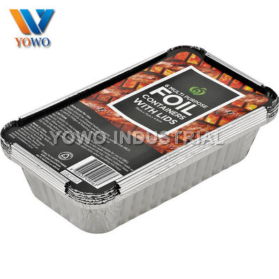 Envases de comida disponibles del papel de aluminio de SASO 500ml