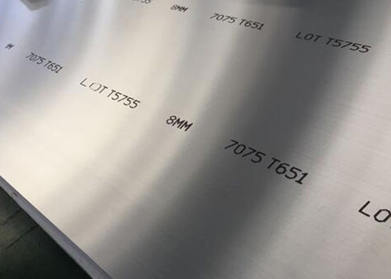 Placa de aluminio de la corrosión 3.0m m 7075 antis para las estructuras de los aviones