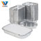 Envases de aluminio de plata del congelador de 1lb 175*110*40m m